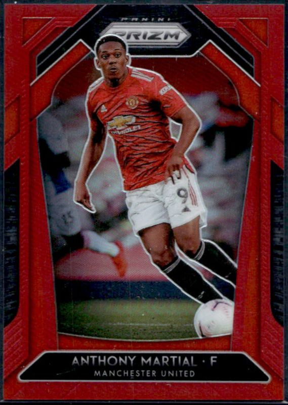 Anthony Martial 2020 Prizm Premier League #13 Red /149 RAW