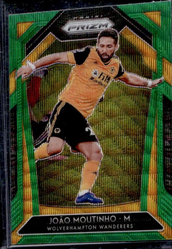 Joao Moutinho 2020 Prizm Premier League #145 Green Wave RAW