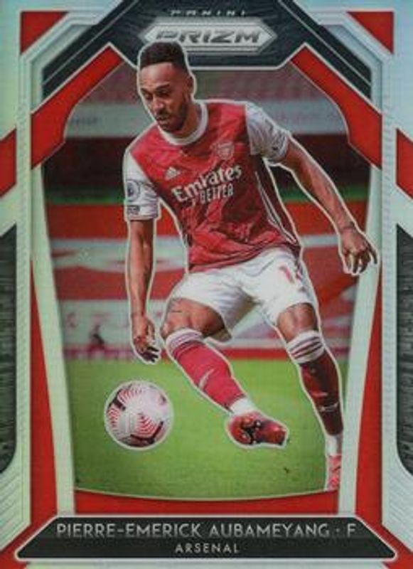 Pierre-Emerick Aubameyang 2020 Prizm Premier League #43 Silver RAW