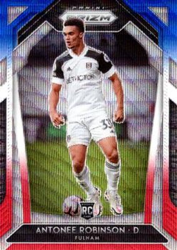 Antonee Robinson 2020 Prizm Premier League #296 Red White Blue Rookie RAW