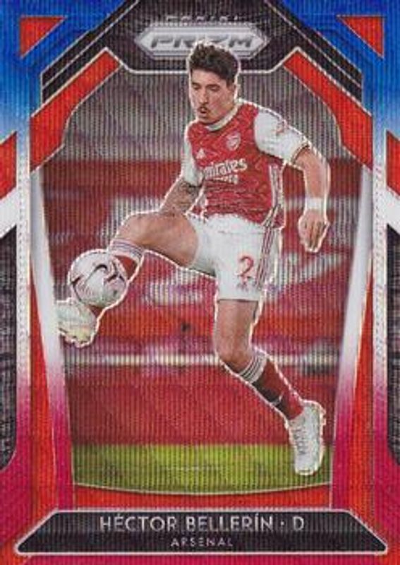 Bellerin 2020 Prizm Premier League #33 Red White Blue RAW