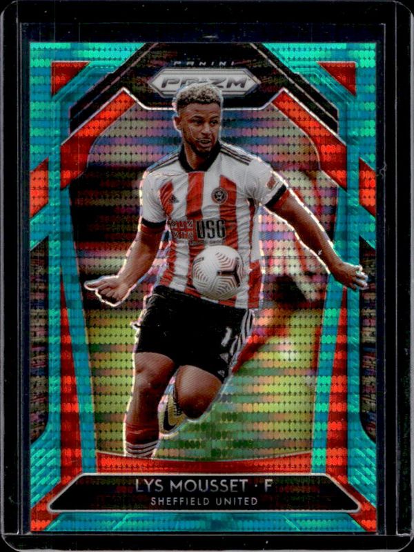 Lys Mousset 2020 Prizm Premier League #28 Breakaway Teal /49 RAW