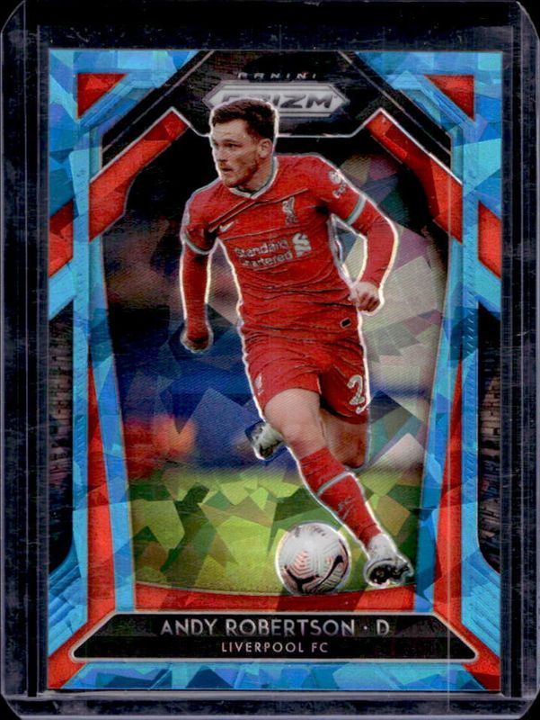 Andy Robertson 2020 Prizm Premier League #244 Blue Ice /75 RAW