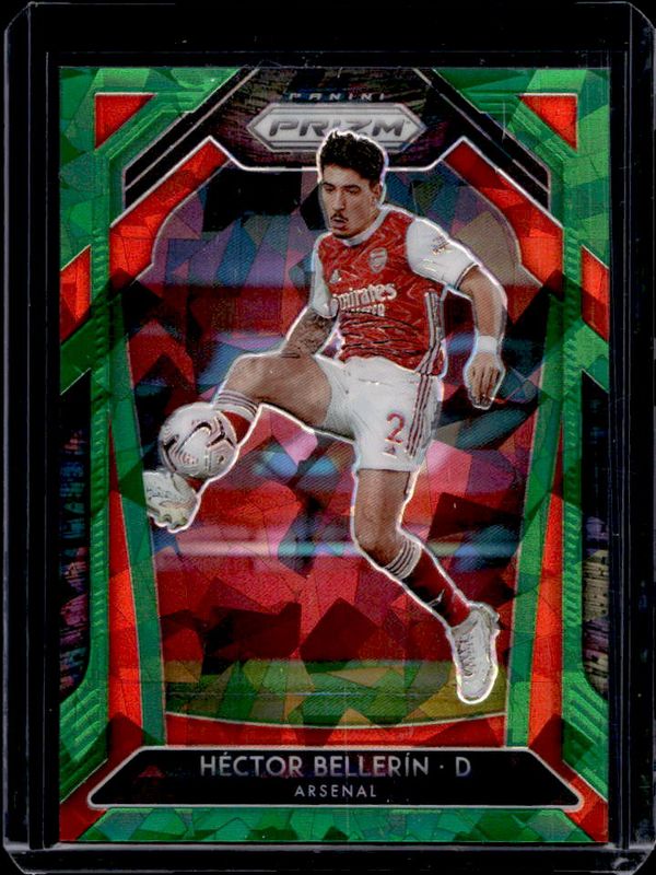 Bellerin 2020 Prizm Premier League #33 Fanatics Green Ice /49 RAW