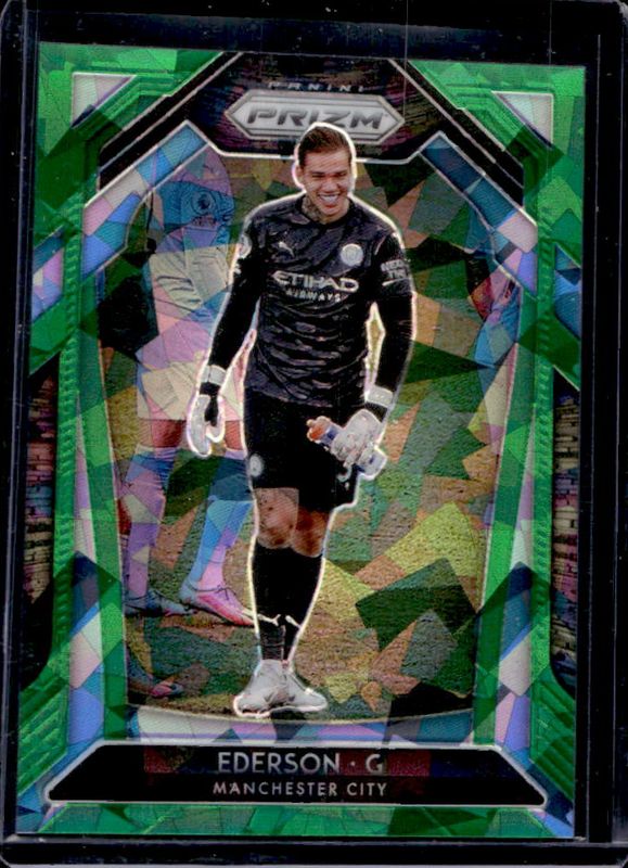 Ederson (Goalkeeper) 2020 Prizm Premier League #91 Fanatics Green Ice /49 RAW