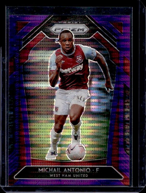 Michail Antonio 2020 Prizm Premier League #193 Breakaway Violet /99 RAW