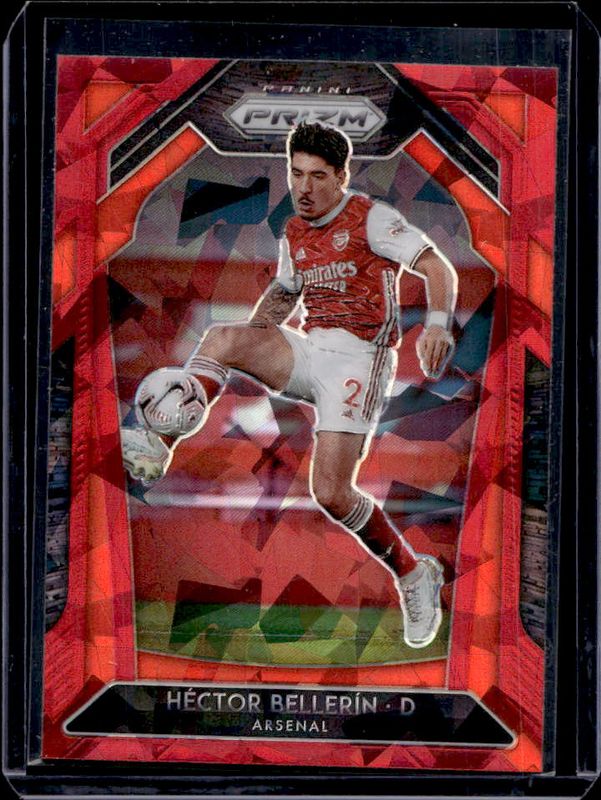 Bellerin 2020 Prizm Premier League #33 Red Ice RAW