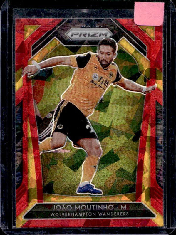 Joao Moutinho 2020 Prizm Premier League #145 Red Ice RAW