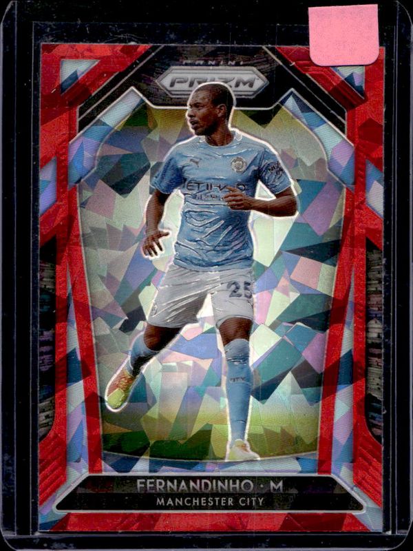 Fernandinho 2020 Prizm Premier League #103 Red Ice RAW
