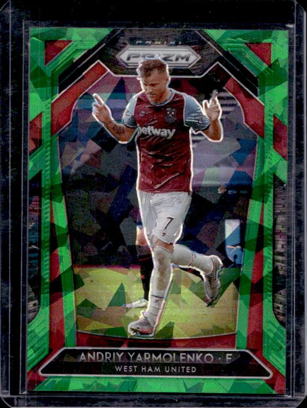 Andriy Yarmolenko 2020 Prizm Premier League #195 Fanatics Green Ice /49 RAW