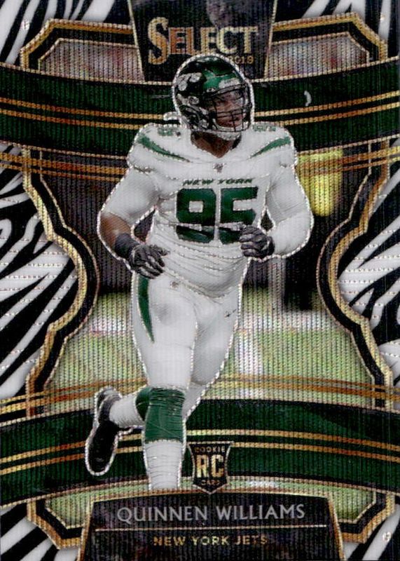 Quinnen Williams 2019 Select #79 Concourse Zebra /(SSP) Rookie RAW
