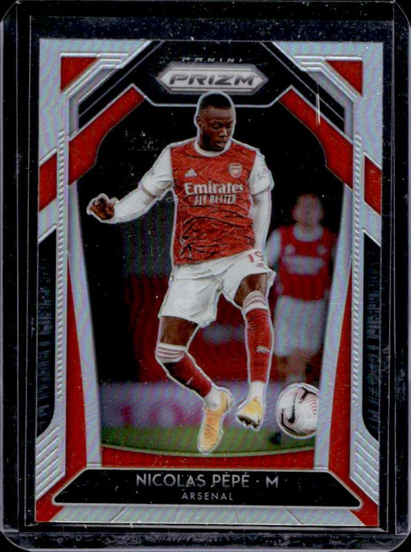 Nicolas Pepe 2020 Prizm Premier League #42 Silver RAW