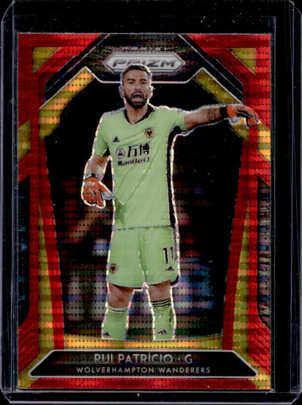 Rui Patricio 2020 Prizm Premier League #136 Red Pulsar RAW