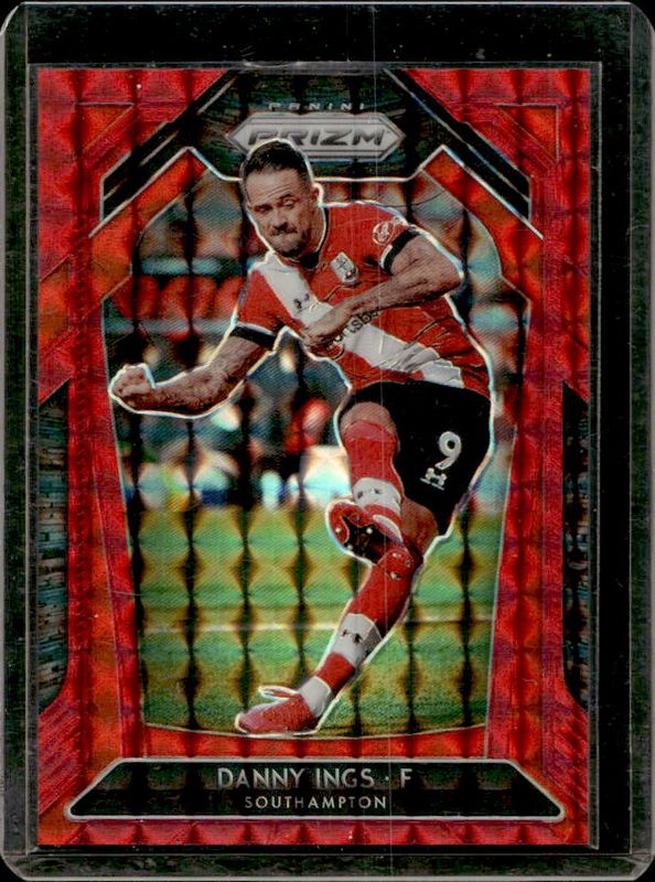 Danny Ings 2020 Prizm Premier League #88 Red Mosaic /159 RAW