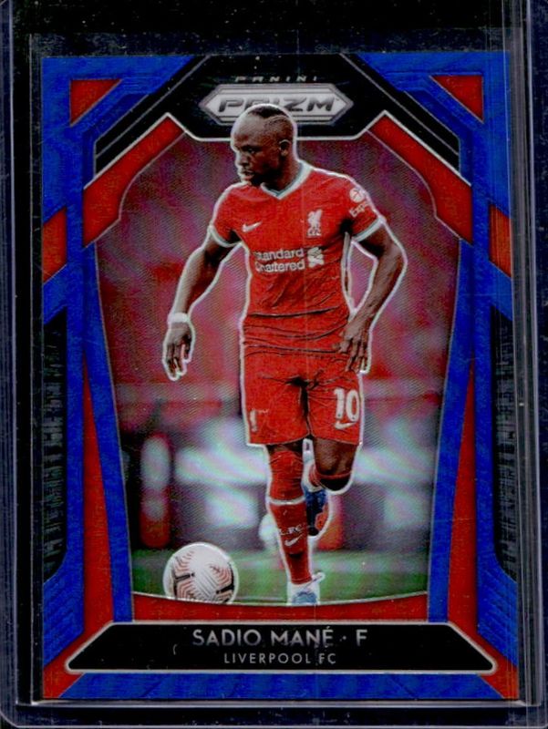 Sadio Mane 2020 Prizm Premier League #253 Blue /199 RAW