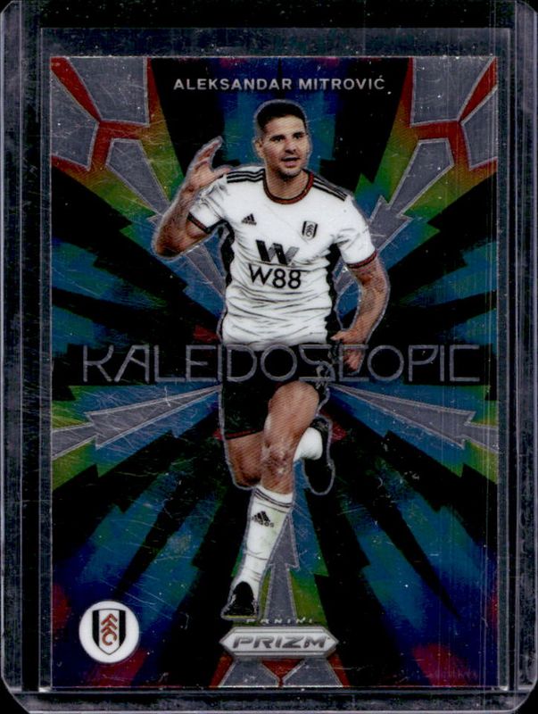 Aleksandar Mitrovic 2022 Prizm Premier League #5 Kaleidoscopic RAW