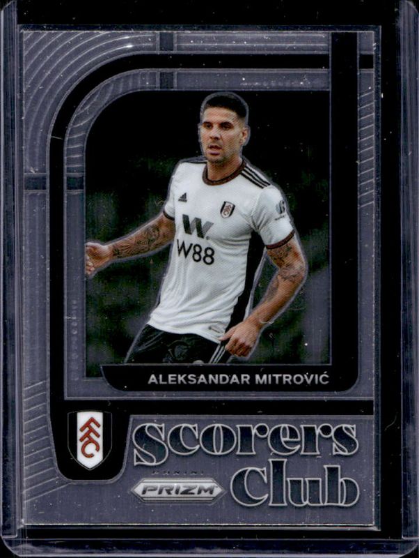 Aleksandar Mitrovic 2022 Prizm Premier League #5 Scorers Club RAW