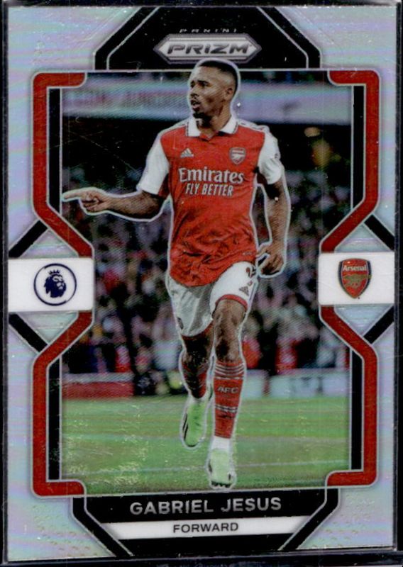 Gabriel Jesus 2022 Prizm Premier League #155 Silver RAW