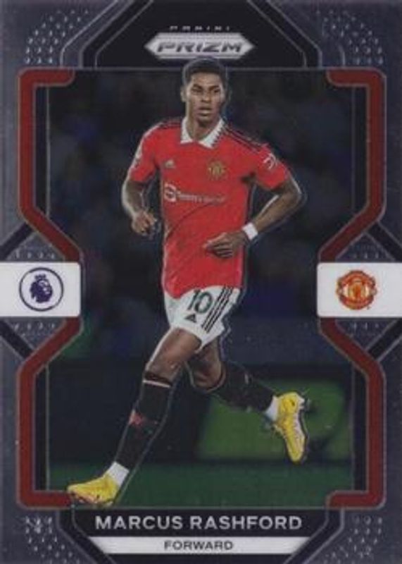 Marcus Rashford 2022 Prizm Premier League #81 Base RAW