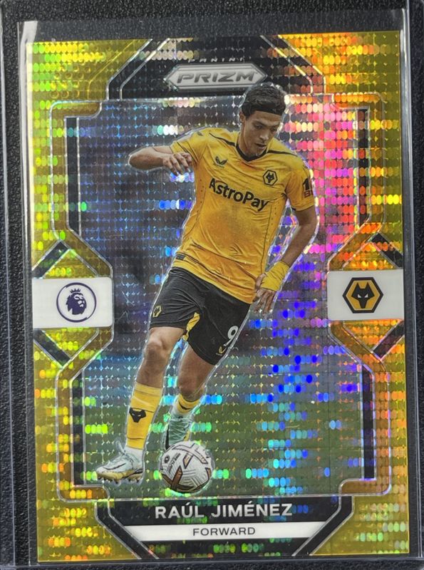 Raul Jimenez 2022 Prizm Premier League #247 Breakaway Gold /10 RAW
