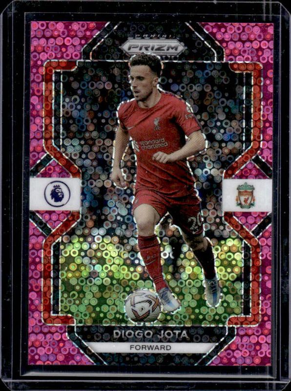 Diogo Jota 2022 Prizm Premier League #188 Breakaway Pink /99 RAW