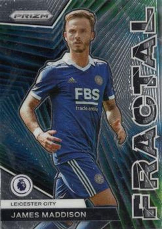 James Maddison 2022 Prizm Premier League #7 Fractal RAW