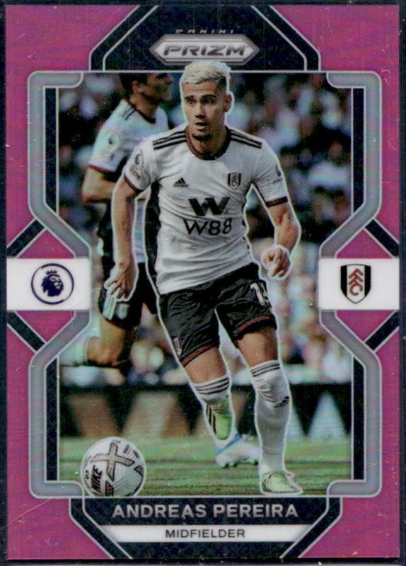 Andreas Pereira 2022 Prizm Premier League #66 Pink /199 RAW
