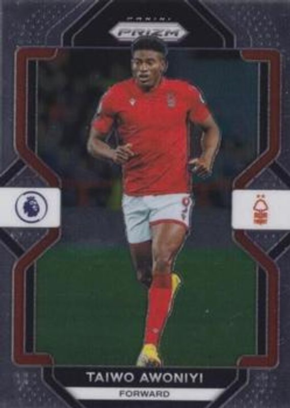 Taiwo Awoniyi 2022 Prizm Premier League #142 Base RAW