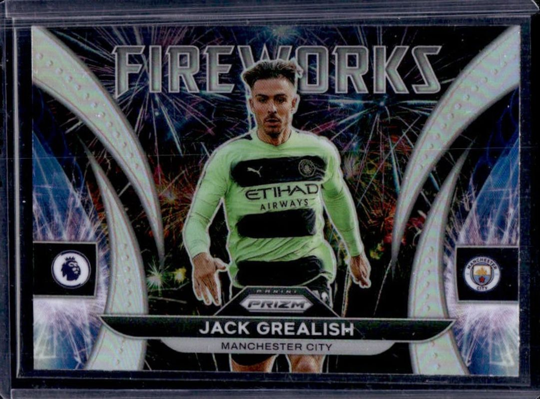 Jack Grealish 2022 Prizm Premier League #6 Silver RAW