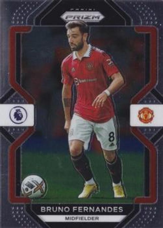 Bruno Fernandes 2022 Prizm Premier League #77 Base RAW
