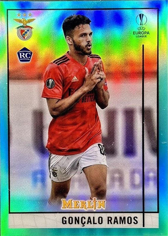 2020 Topps Merlin Chrome UEFA Champions League #52 Aqua Refractor /199