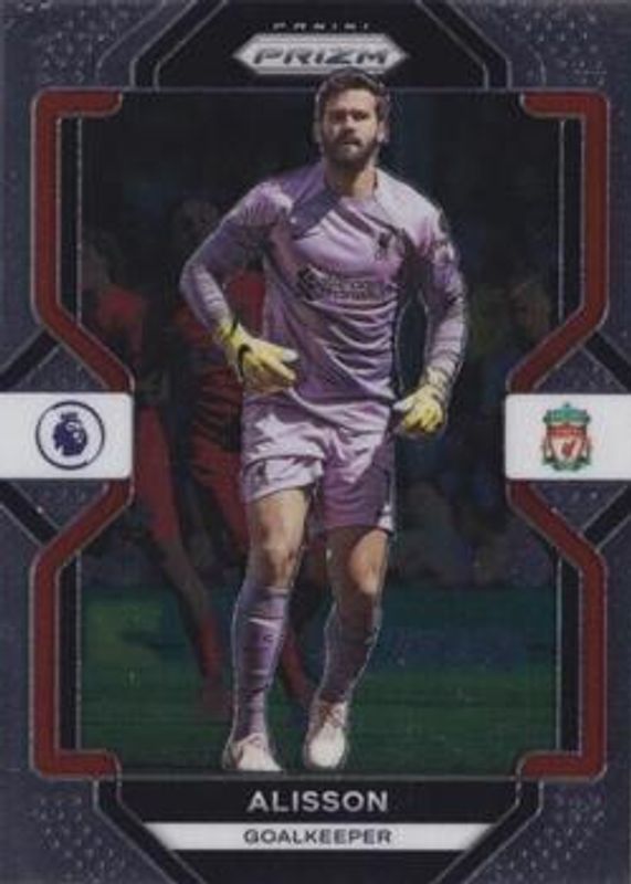 Alisson Becker 2022 Prizm Premier League #192 Base RAW