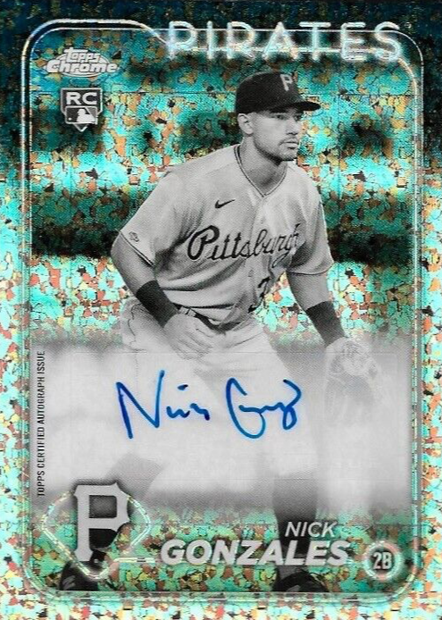 Nick Gonzales 2024 Topps Chrome Update #AC-NG Autographs - Black