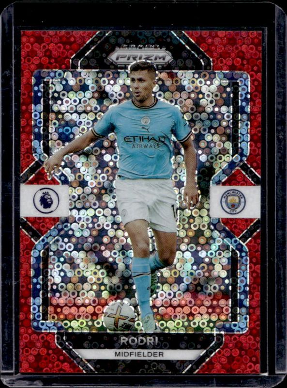 Rodri 2022 Prizm Premier League #4 Breakaway Red /49 RAW