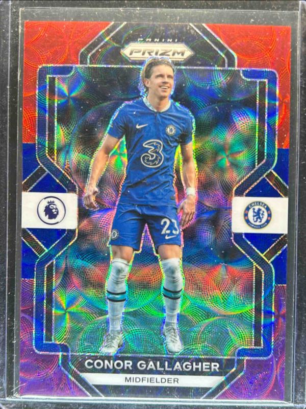 Conor Gallagher 2022 Prizm Premier League #115 Choice Red Blue Purple /15 RAW