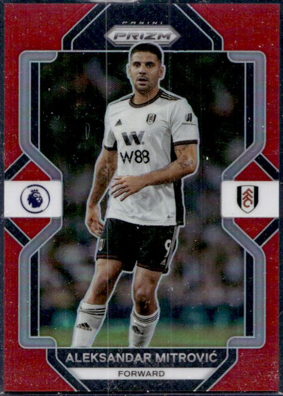 Aleksandar Mitrovic 2022 Prizm Premier League #61 Red /149 RAW