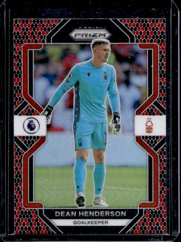 Dean Henderson 2022 Prizm Premier League #140 Snakeskin /(SSP) RAW