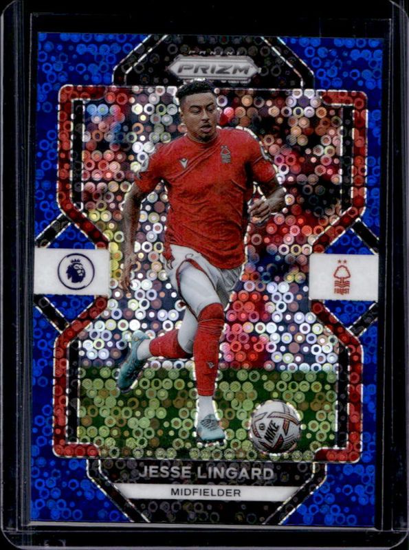 Jesse Lingard 2022 Prizm Premier League #138 Breakaway Blue /75 RAW