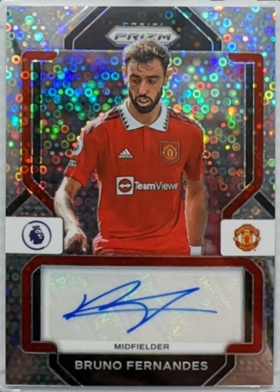 Bruno Fernandes 2022 Prizm Premier League #S-BF Signatures - Breakaway RAW