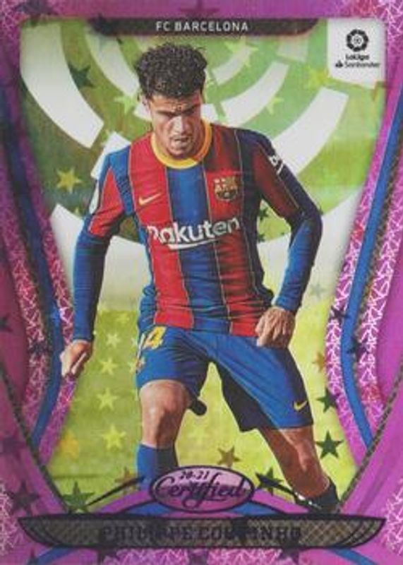 Philippe Coutinho 2020 Chronicles #16 Certified La Liga Purple Astro RAW