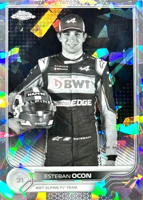 2022 Topps Chrome Formula 1 Sapphire Edition #41 Black & White /15