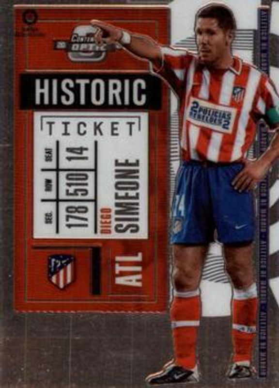 Diego Simeone 2020 Chronicles #1 Contenders Historic Rookie Ticket La Liga RAW