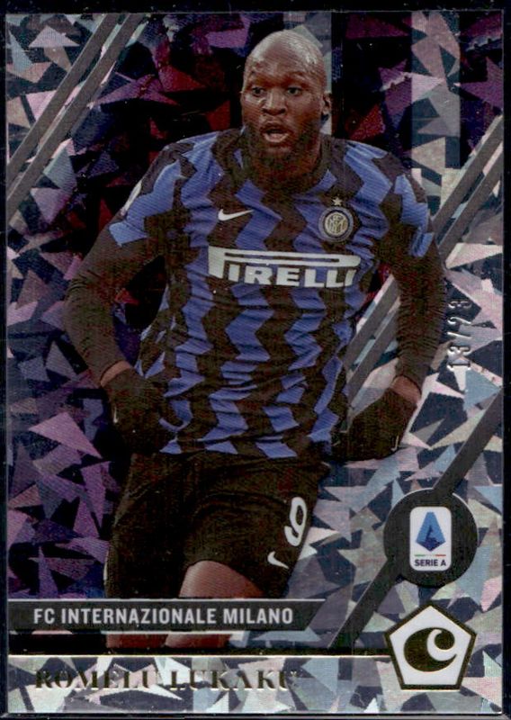 Romelu Lukaku 2020 Chronicles #13 Chronicles Serie A Cracked Ice /23 RAW