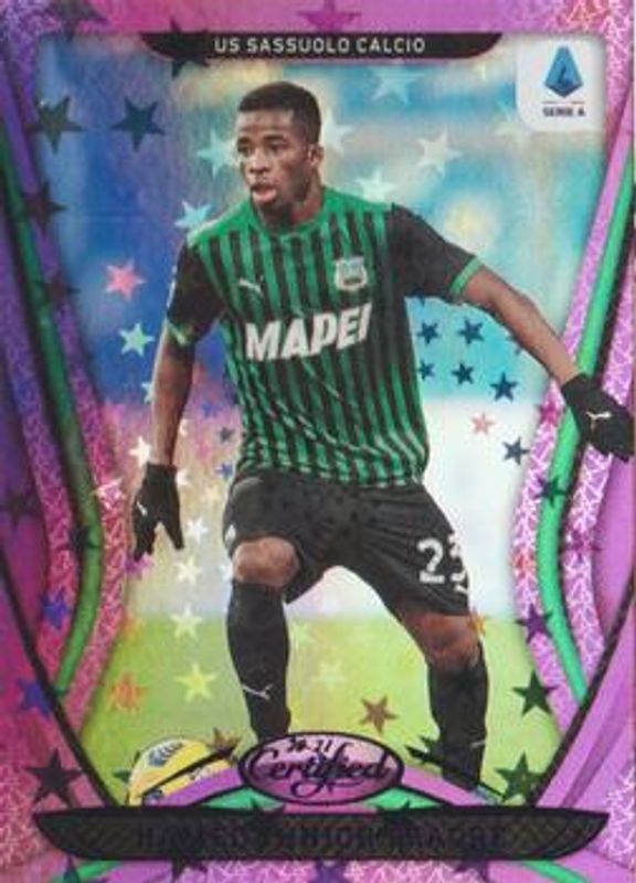 Hamed Traore 2020 Chronicles #30 Certified Serie A Purple Astro RAW
