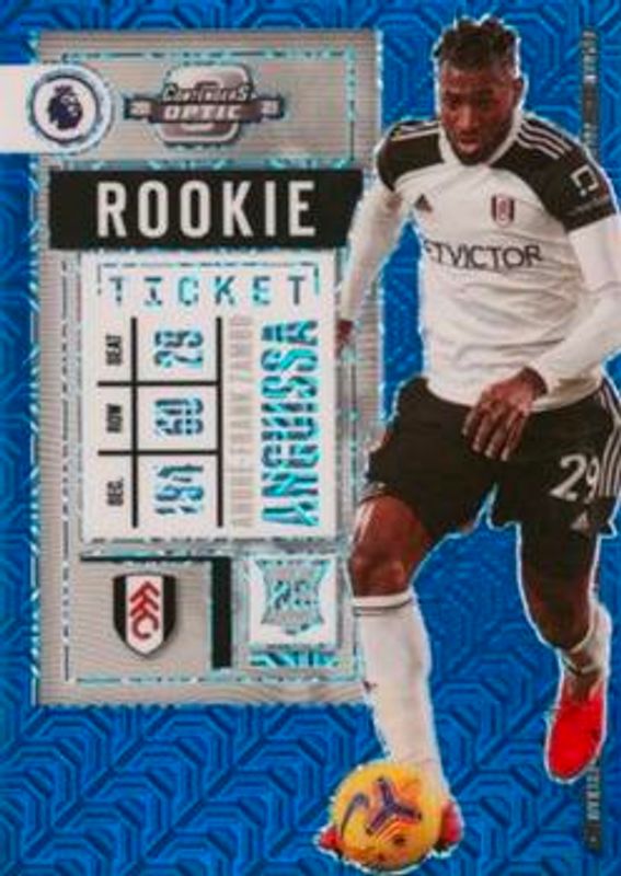 Andre-Frank Zambo Anguissa 2020 Chronicles #1 Contenders Rookie Ticket Premier League Blue Mojo /16 RAW
