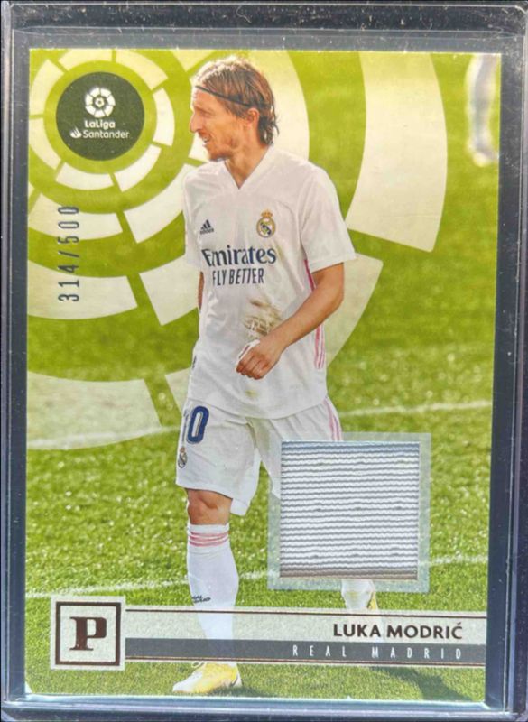 Luka Modric 2020 Chronicles #18 Panini La Liga Memorabilia /299 RAW