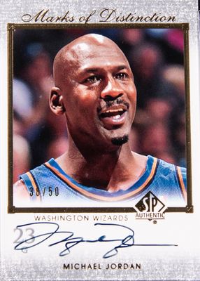 2002 SP Authentic #MJ-M Marks of Distinction Autographs /50