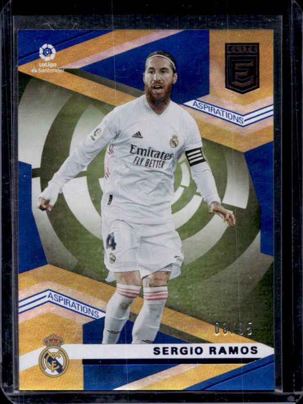 Sergio Ramos 2020 Chronicles #10 Elite La Liga Aspirations /93 RAW