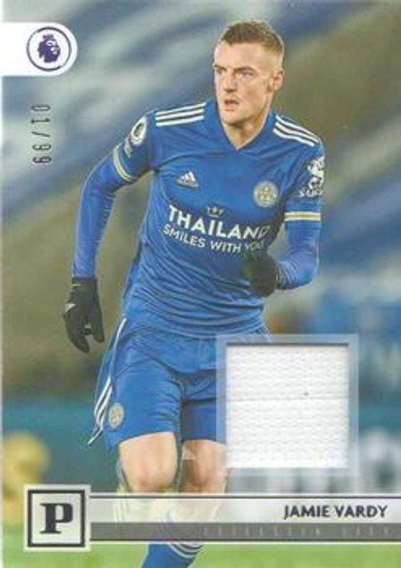 Jamie Vardy 2020 Chronicles #3 Panini Premier League Memorabilia - Silver /25 RAW