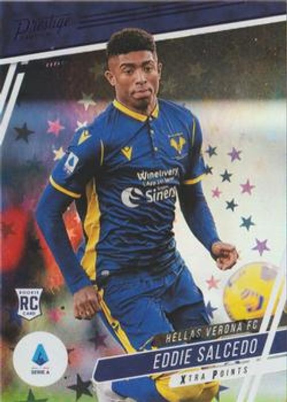 Eddie Salcedo 2020 Chronicles #16 Prestige Serie A Xtra Points Purple Astro Rookie RAW